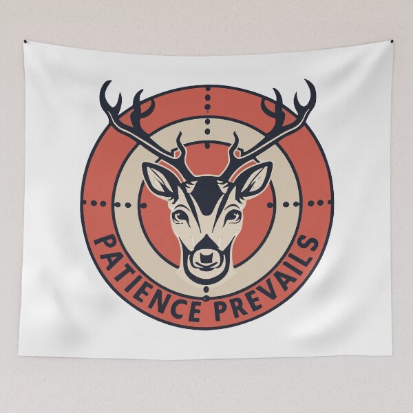 Item preview, Patience Prevails Deer Target Practice Design designed and sold by NiftyWrx.