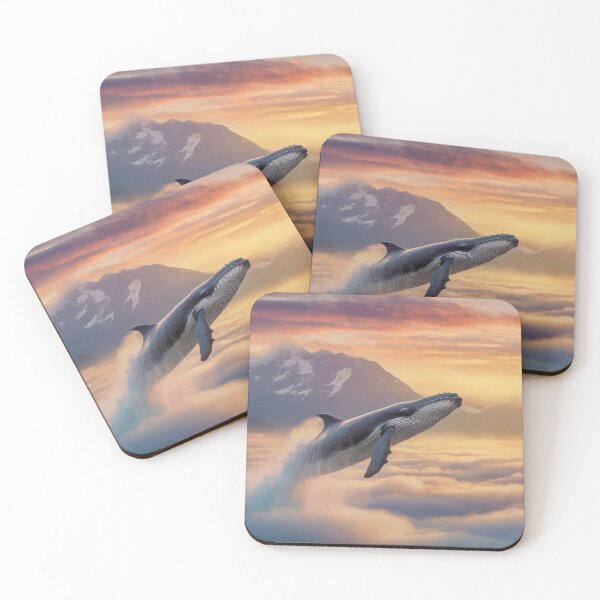 Item preview, whale diving above the clouds designed and sold by psychoshadow.