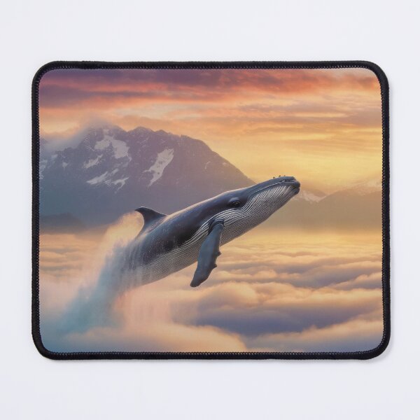Item preview, whale diving above the clouds designed and sold by psychoshadow.