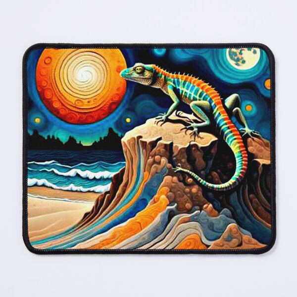 Item preview, Chameleon on outcrop designed and sold by George Hutton Hunter.