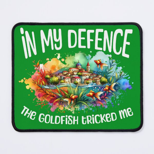 Item preview, In my defense the goldfish tricked me - watercolor city by thewater designed and sold by JoksterHaven.
