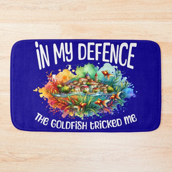 Item preview, In my defense the goldfish tricked me - watercolor city by thewater designed and sold by JoksterHaven.