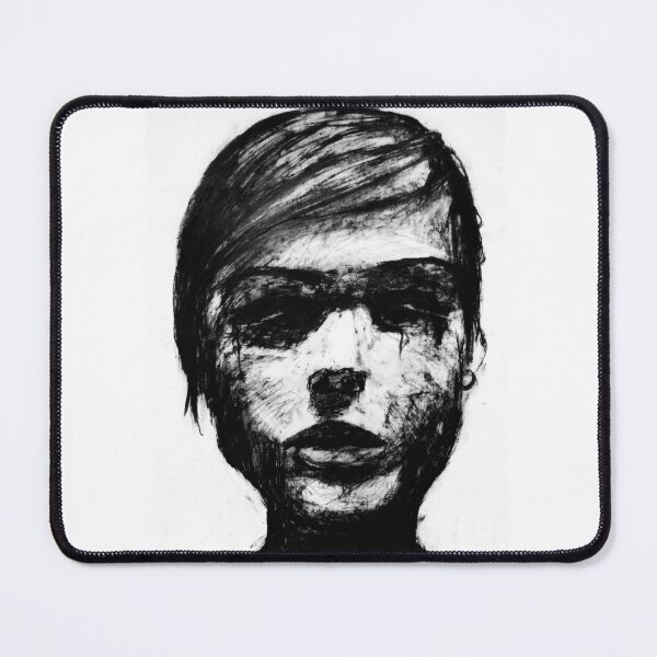 Item preview, Creepy portrait drawing designed and sold by SashaBrisac.