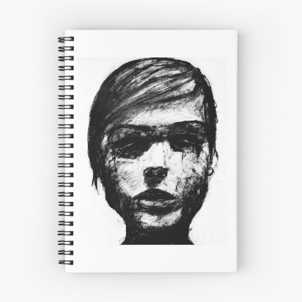Item preview, Creepy portrait drawing  designed and sold by SashaBrisac.