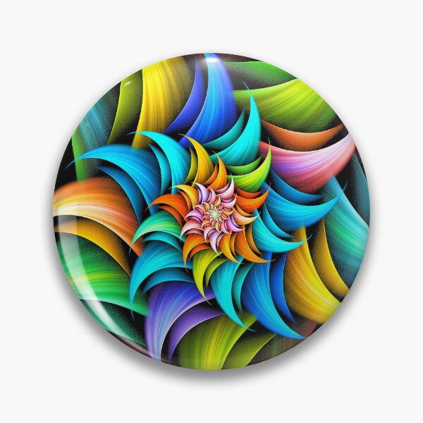 Item preview, Fractal Color Spiral designed and sold by wolfepaw.