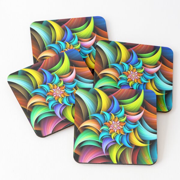 Item preview, Fractal Color Spiral designed and sold by wolfepaw.
