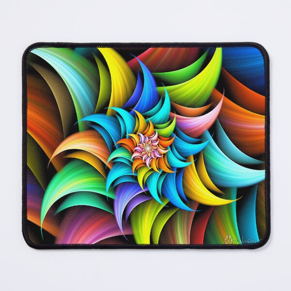 Item preview, Fractal Color Spiral designed and sold by wolfepaw.