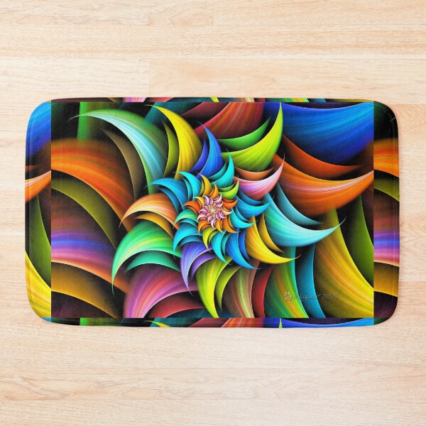 Item preview, Fractal Color Spiral designed and sold by wolfepaw.