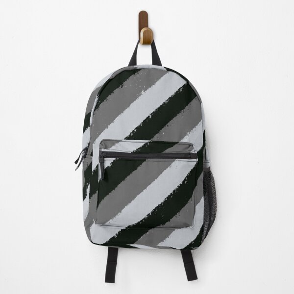 Item preview, Black and Grey Brush Stroke Diagonal Stripes designed and sold by OneThreeSix.