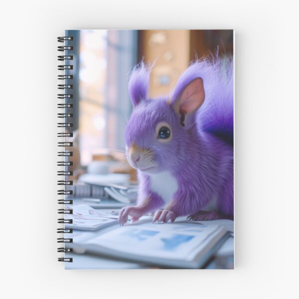 Item preview, Purple squirrel at work designed and sold by sourcecon.
