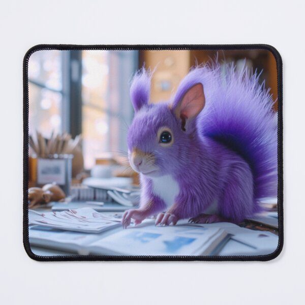 Item preview, Purple squirrel at work designed and sold by sourcecon.