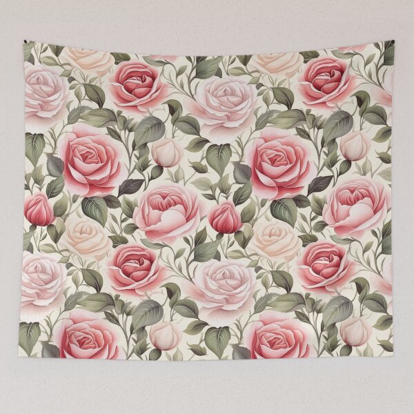Item preview, Elegant pink rose pattern designed and sold by Tiffany Glassco.