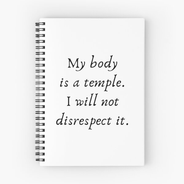 Item preview, My body is a temple Design designed and sold by CarefulCreation.