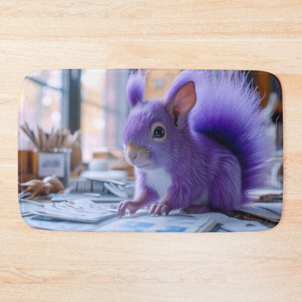Item preview, Purple squirrel at work designed and sold by sourcecon.
