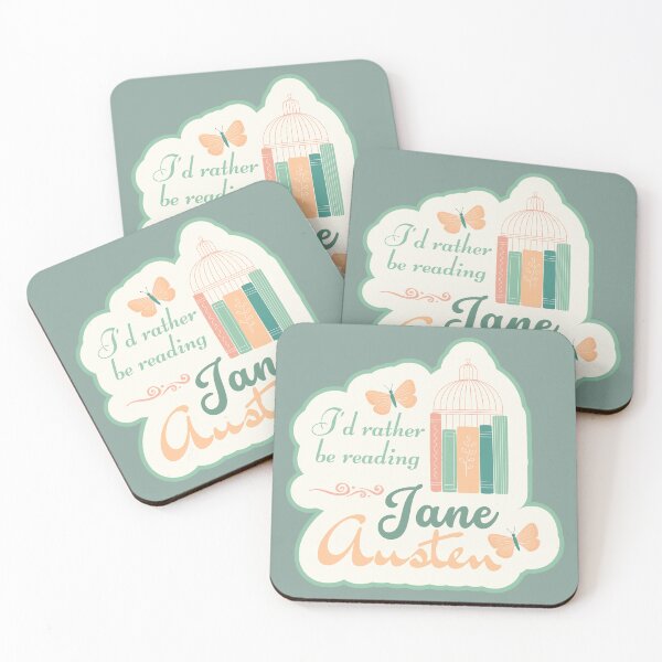 Item preview, Jane Austen Books I'd Rather Be Reading designed and sold by Renata Illustrata.