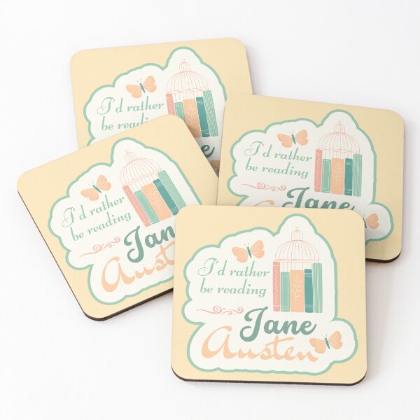 Item preview, Jane Austen Books I'd Rather Be Reading designed and sold by Renata Illustrata.
