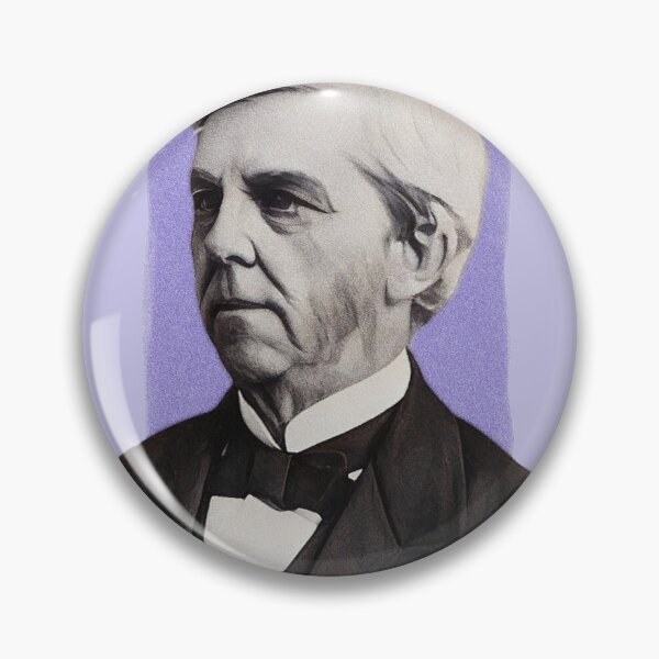 Item preview, American Poet Oliver Wendell Holmes Sr - Purple - illustration  designed and sold by Litstoy.