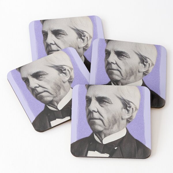 Item preview, American Poet Oliver Wendell Holmes Sr - Purple - illustration  designed and sold by Litstoy.