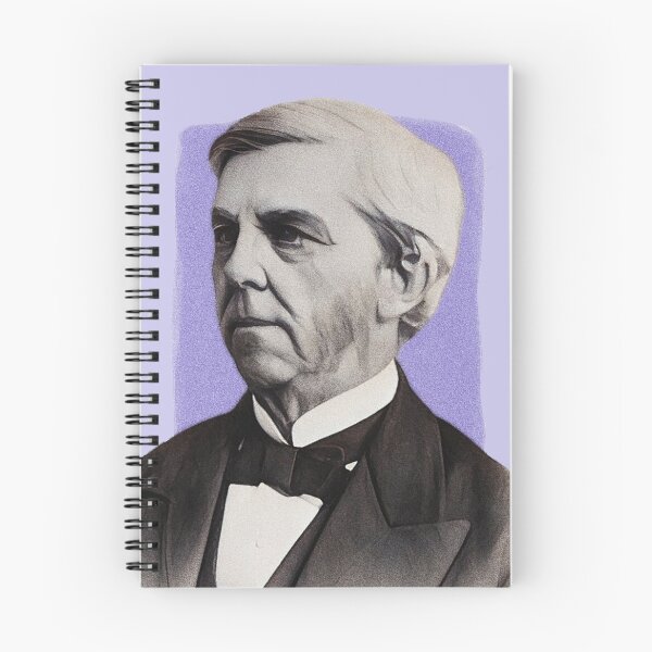 Item preview, American Poet Oliver Wendell Holmes Sr - Purple - illustration designed and sold by Litstoy.