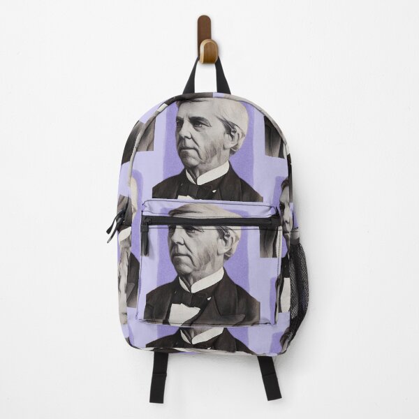 Item preview, American Poet Oliver Wendell Holmes Sr - Purple - illustration designed and sold by Litstoy.