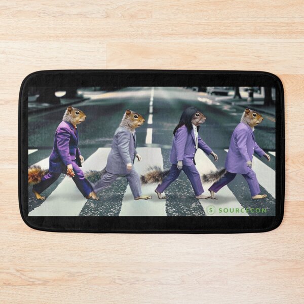 Item preview, The Fab 4 as Purple Squirrels. designed and sold by sourcecon.