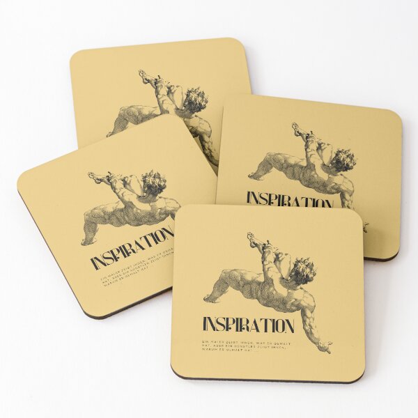 Item preview, Inspiration | EIN MALER ZEIGT IHNEN, WAS ER GEMALT HAT | Yellow Background designed and sold by RM-Journey.