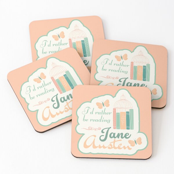 Item preview, Jane Austen Books I'd Rather Be Reading designed and sold by Renata Illustrata.