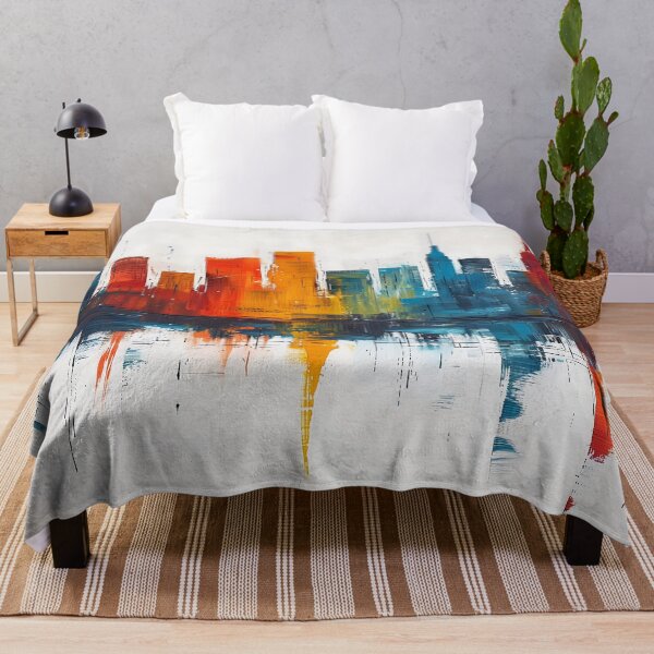 Item preview, Abstract artistic New York cityscape designed and sold by KarloCuki.