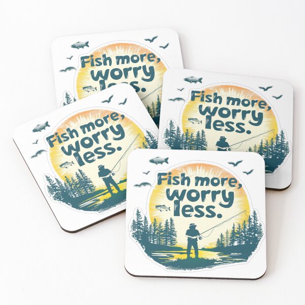 Item preview, Fish more, worry less, fishingshirts, fishinggear, angler, Bait Reel Repeat, FishingLife, AnglersParadise, CatchOfTheDay, HookedOnFishing, ReelAdventures, FishermanLife designed and sold by Angpau.