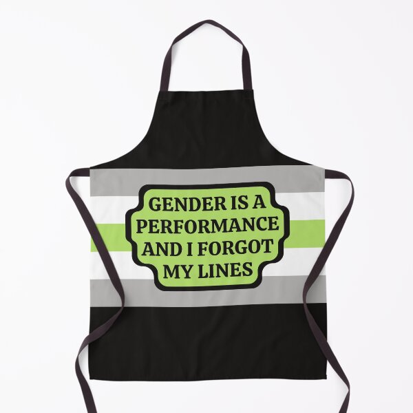 Item preview, Gender is a Performance (Agender) designed and sold by Jess Reed.