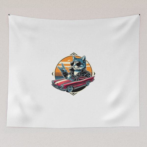 Item preview, Cool Cat Cruiser designed and sold by RetroPop23.