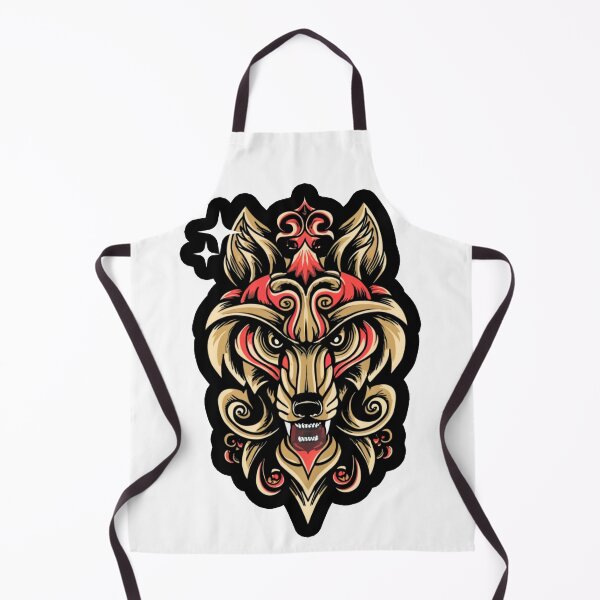 Item preview, Wolf tattoo designed and sold by PatronesKawai.
