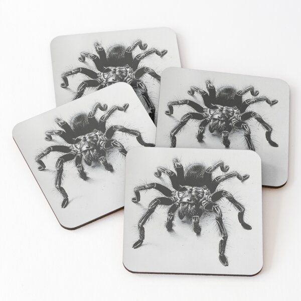 Item preview, Black and white Tarantula pencil drawing designed and sold by Pencil-Art.