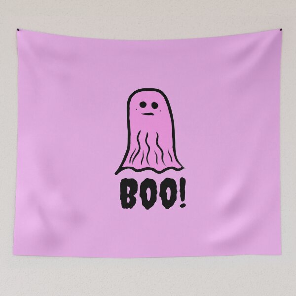 Item preview, Boo! Spooky Cute Pink Halloween Ghost  designed and sold by DanielleGensler.