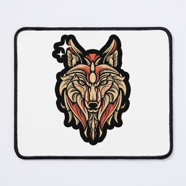 Artikelvorschau, Wolf III Tattoo entworfen und verkauft von PatronesKawai.