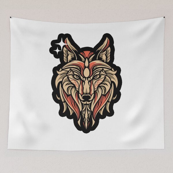 Item preview, Wolf III Tattoo designed and sold by PatronesKawai.