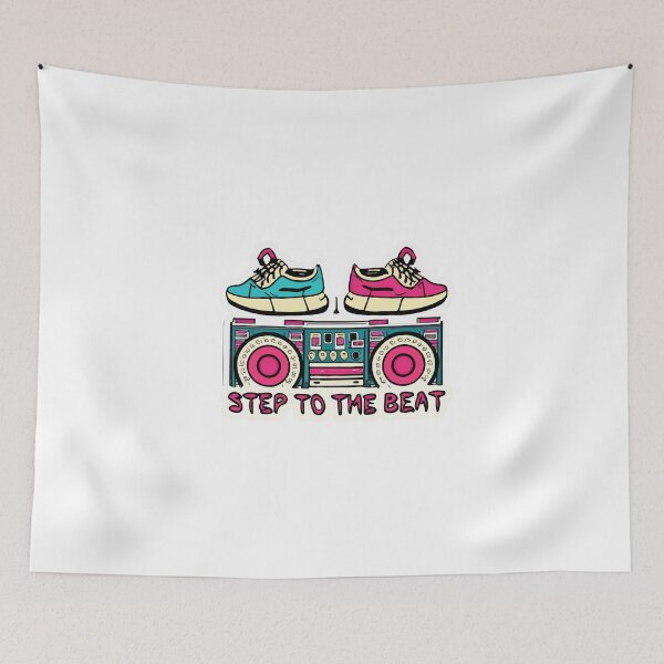 Item preview, Step to the Beat - DJ Sneakers and Mixer Urban Design designed and sold by NiftyWrx.