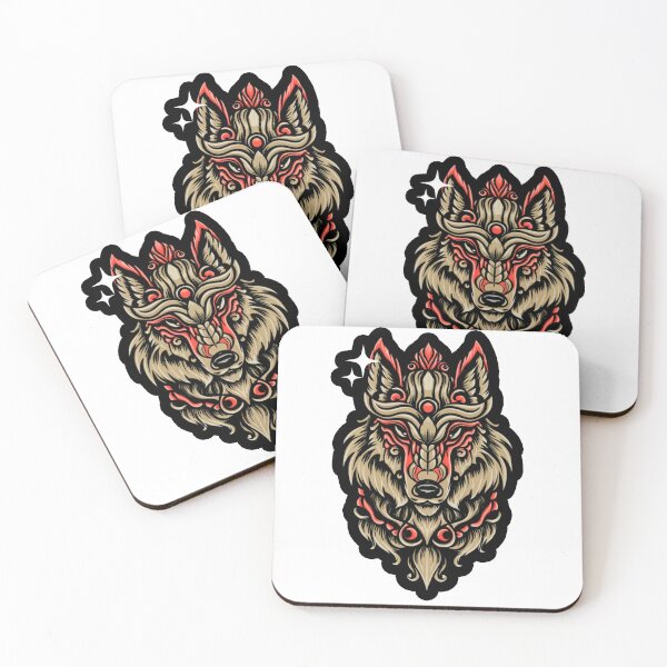 Item preview, Wolf III Tattoo designed and sold by PatronesKawai.