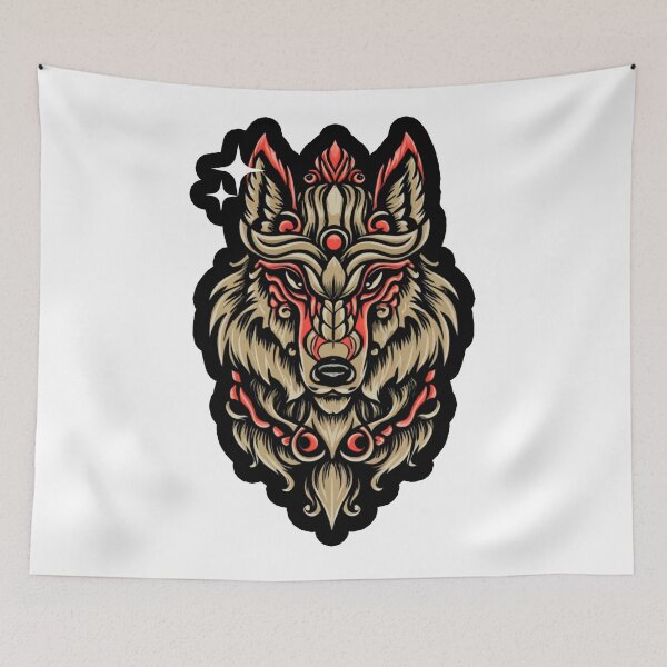 Item preview, Wolf III Tattoo designed and sold by PatronesKawai.