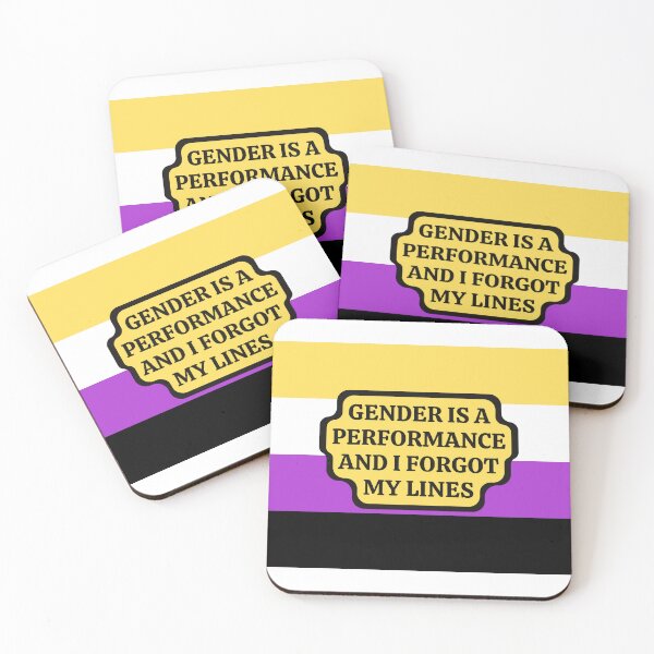 Item preview, Copy of Gender is a Performance (Nonbinary) designed and sold by Jess Reed.