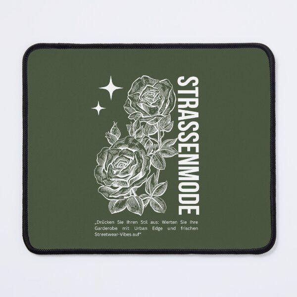 Item preview, Streetwear: Zeige deinen Stil | Rose Illustration | Green Background designed and sold by RM-Journey.