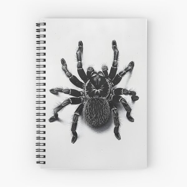 Item preview, Black and white Tarantula pencil drawing designed and sold by Pencil-Art.