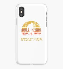 Bigfoot Montana State shirt Distressed Sasquatch Yeti Monster Tee iPhone Case/Skin