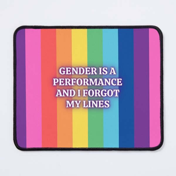 Item preview, Gender is a Performance (Rainbow) designed and sold by Jess Reed.