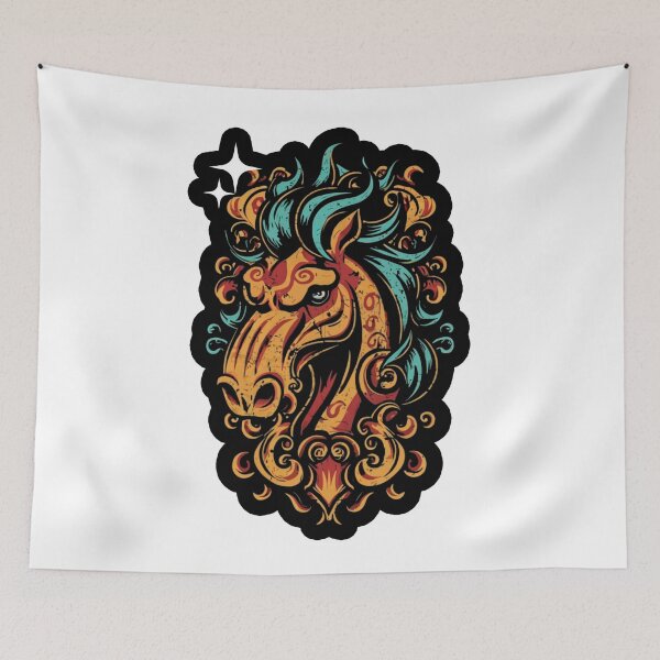 Item preview, Horse tattoo II designed and sold by PatronesKawai.
