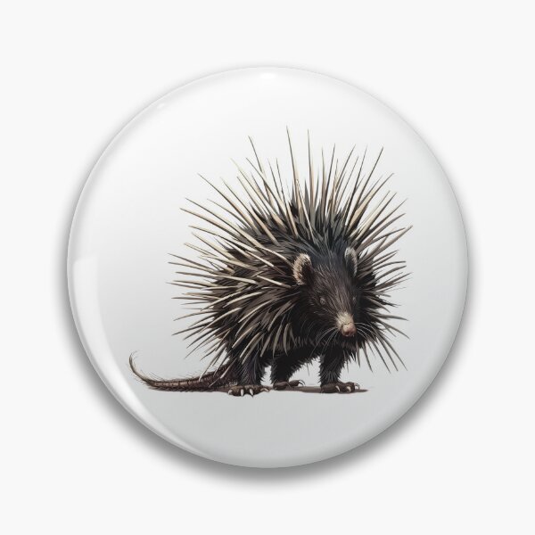 Item preview, Porcupine Portrait with Quills Displayed designed and sold by NatureSyllabus.
