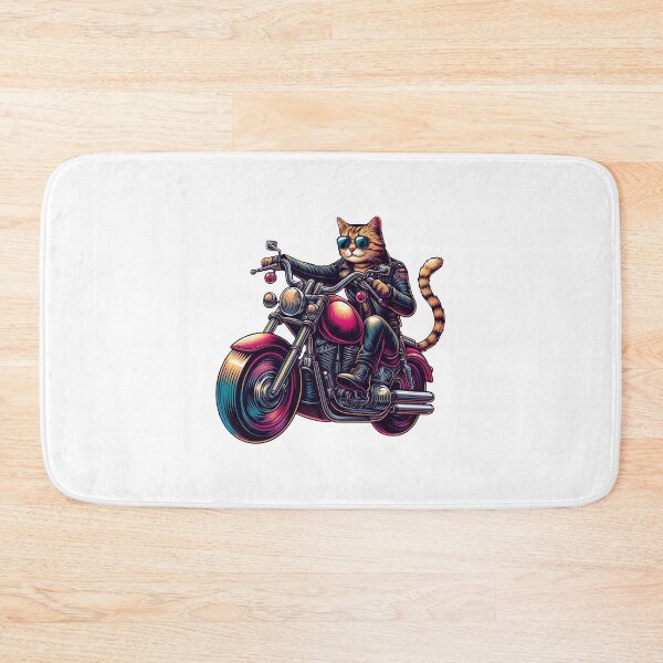 Item preview, Rebel Rider Cat designed and sold by RetroPop23.