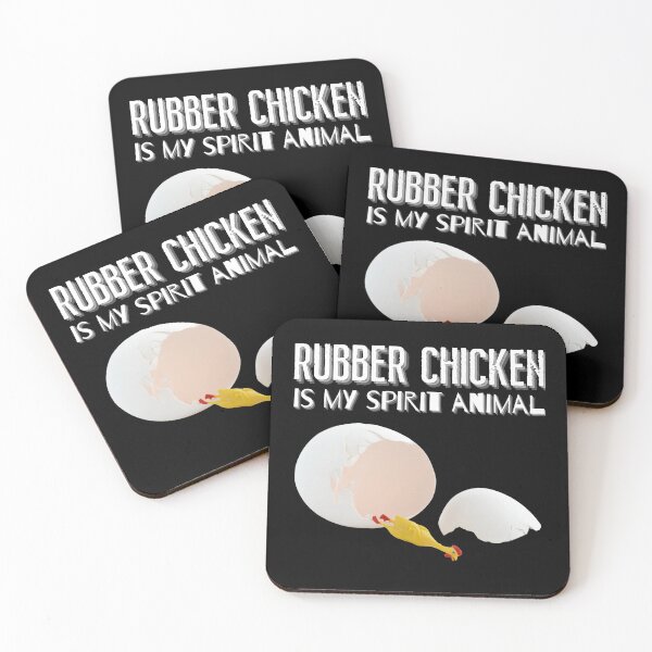 Item preview, Rubber Chicken is my spirit animal  designed and sold by YenViolet.
