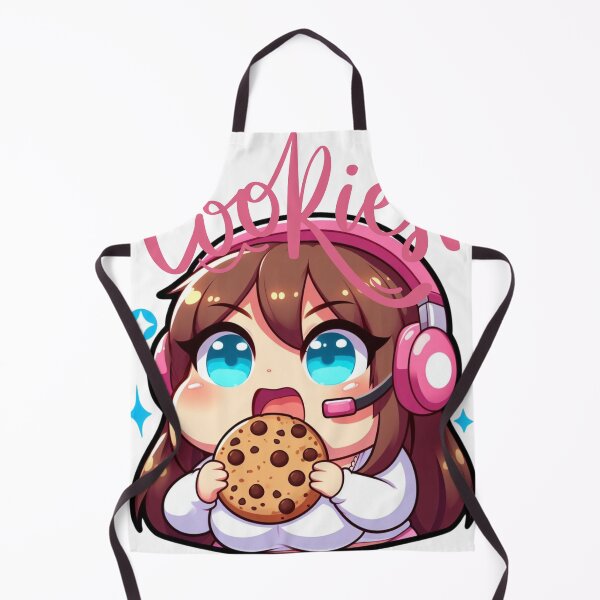 Item preview, Chibi Chubby Girl - Cookies - Nom Nom - FatGirl designed and sold by SpeckbarbiiArts.