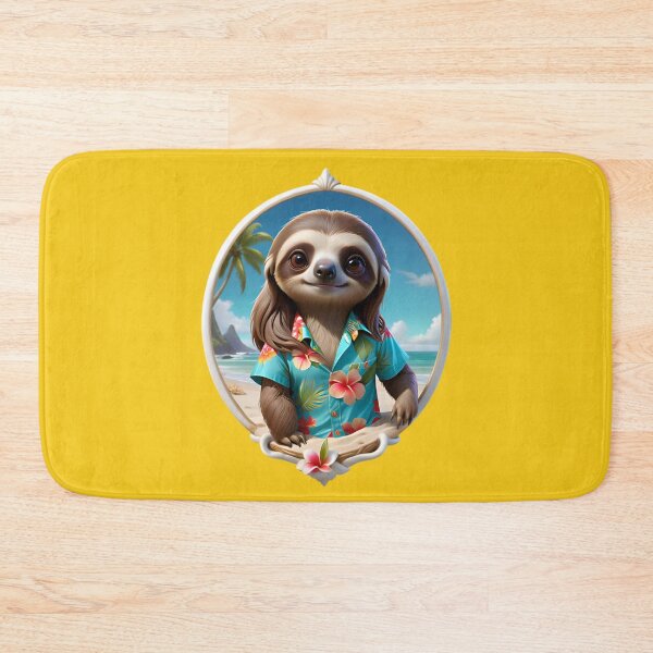 Item preview, Cute Sloth On The Beach designed and sold by TheArtOfPat.